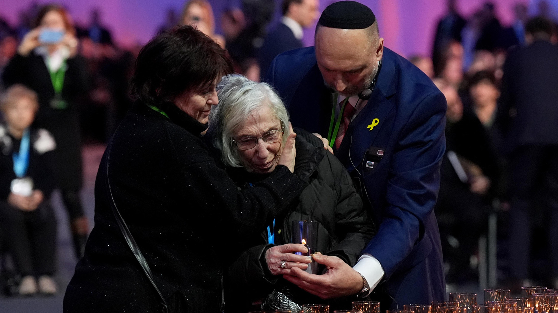 Auschwitz survivors commemorate 80th anniversary of the camp’s liberation | Human Rights