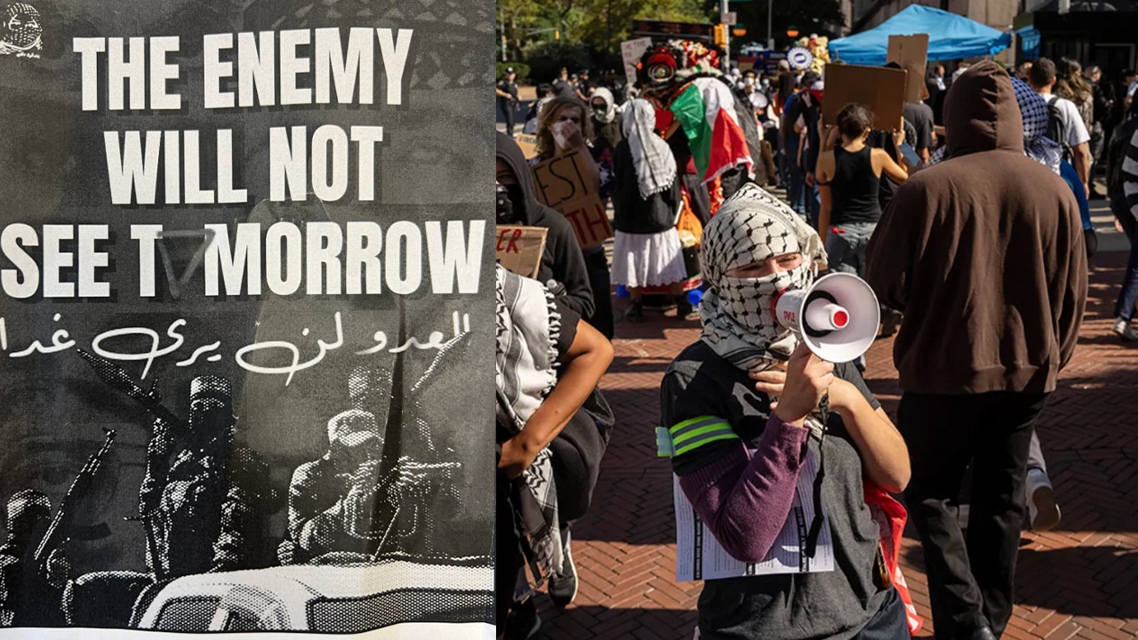 Columbia students confront anti-Israel protesters who stormed classroom