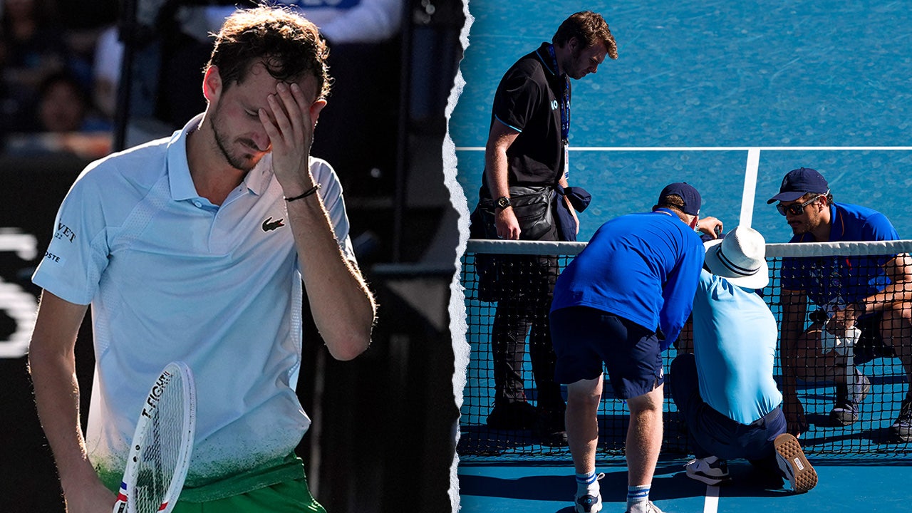 Daniil Medvedev smashes racket, camera during fiery outburst as he avoids Australian Open upset