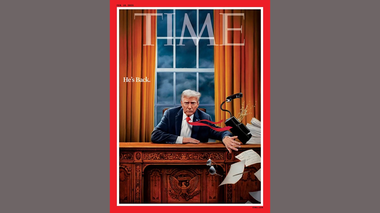 ‘He’s back’: Time magazine’s Trump inauguration cover draws gleeful reaction from conservatives