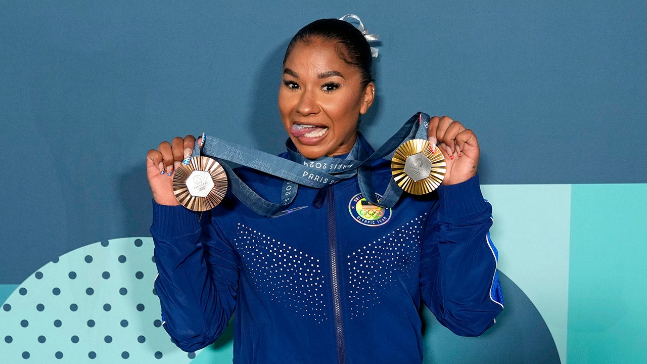 Jordan Chiles flaunts Olympic medal in New Year’s post amid ongoing appeal over losing bronze to Romania