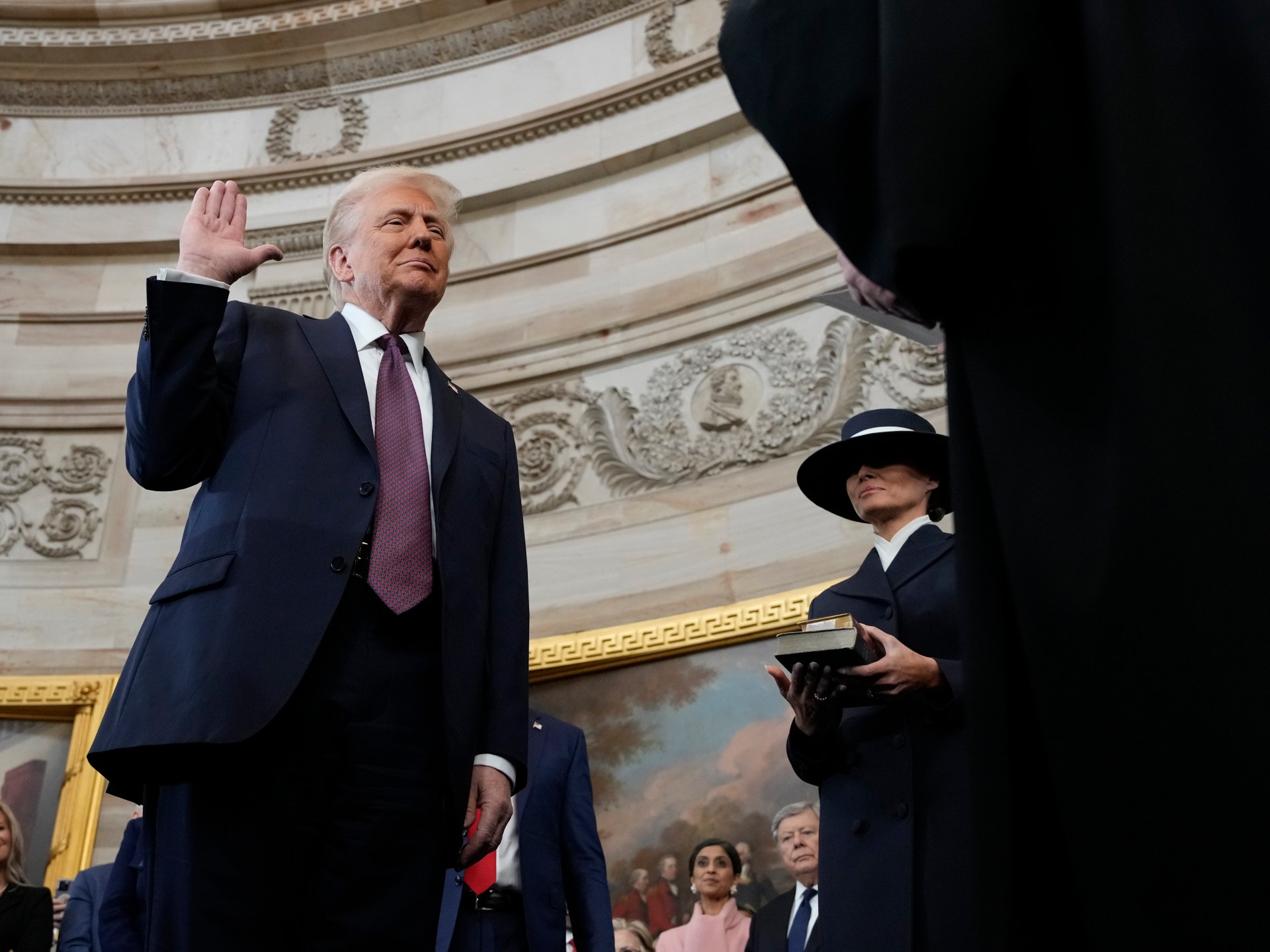 Supporters swarm US capital as Donald Trump sworn in for second term | Donald Trump News