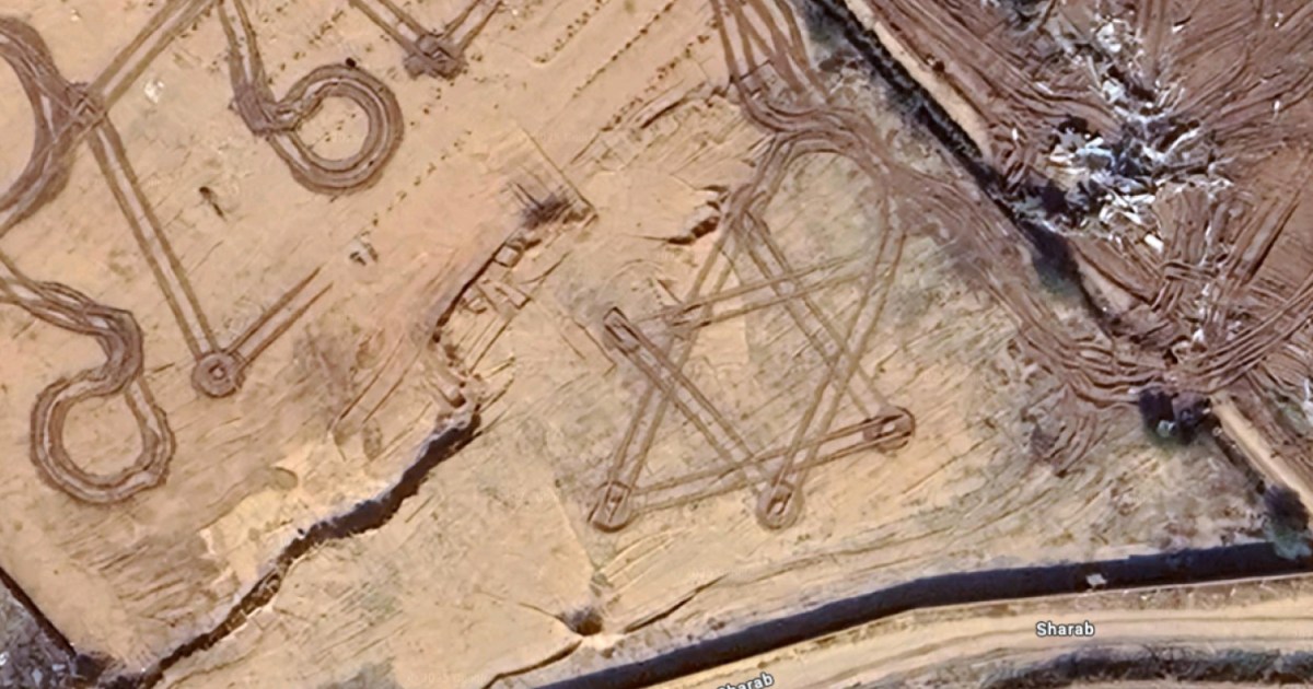 ‘Branded’: Satellite images show Star of David carved into Gaza | Israel-Palestine conflict News