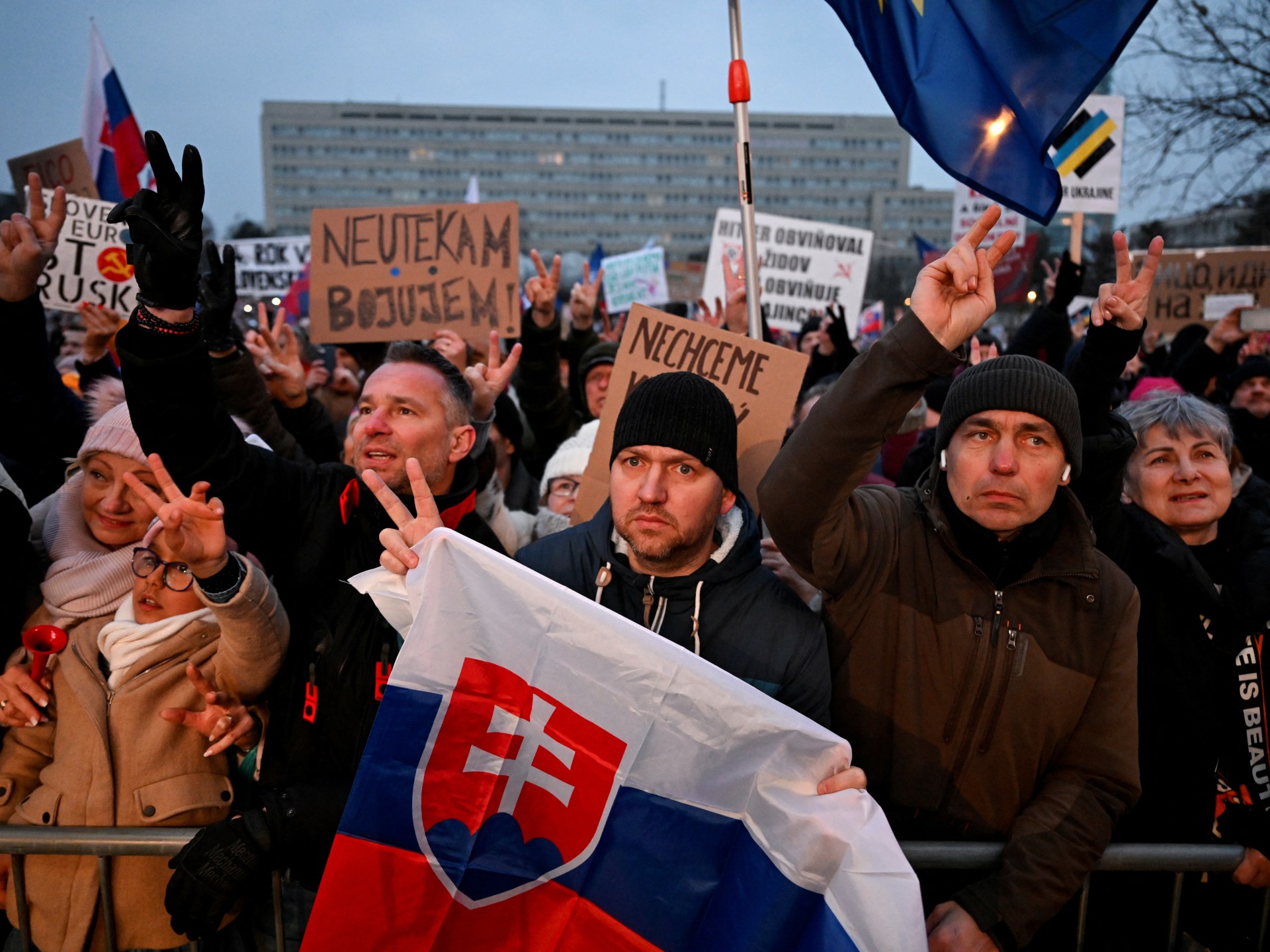 Protests continue in Slovakia against PM Fico’s pro-Russia stance | Protests News