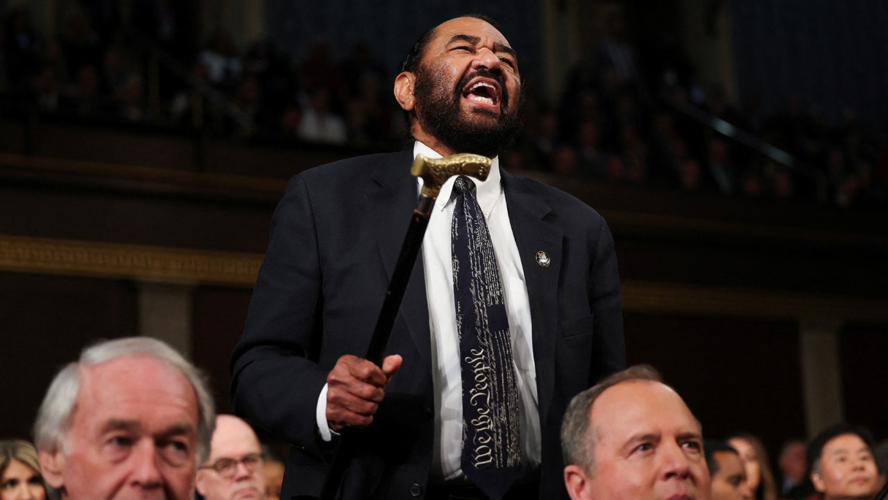 Democrat removed from House chamber after disrupting Trump’s speech to Congress: ‘Take your seat’