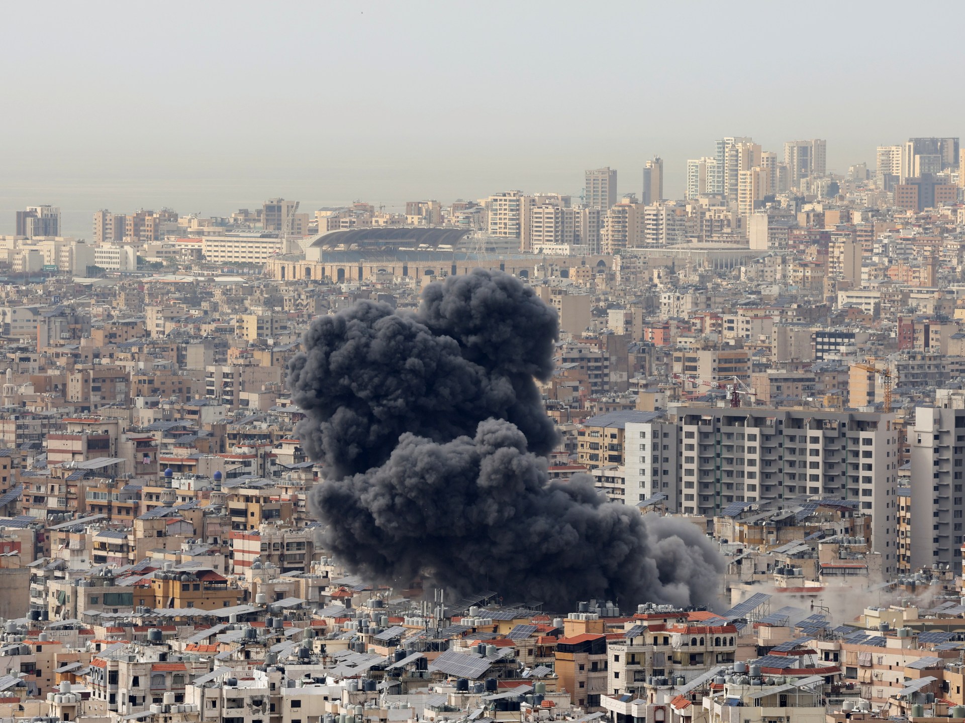 Israel launches first air strike on Lebanon’s Beirut since November truce | Israel attacks Lebanon News