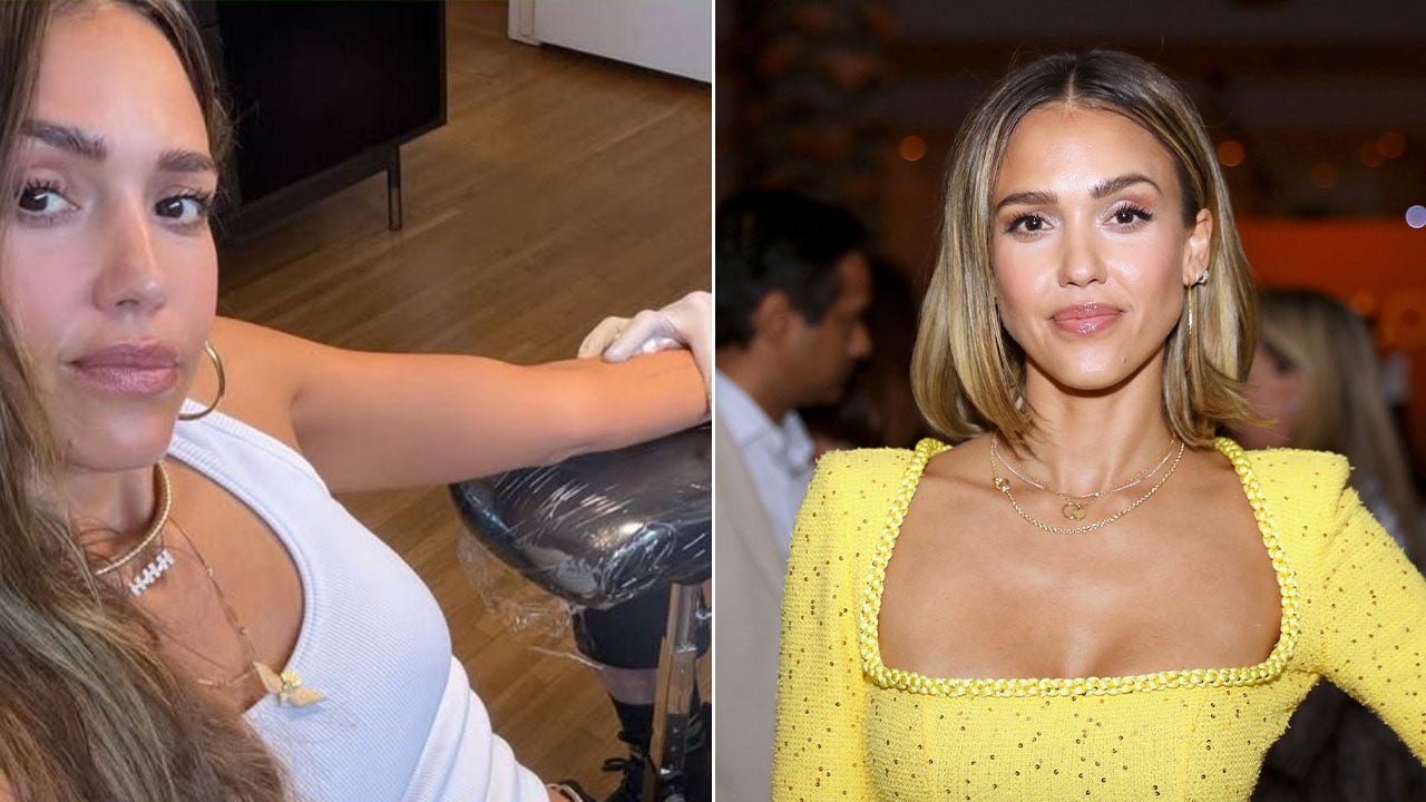 Jessica Alba displays new tattoo weeks after split from Cash Warren