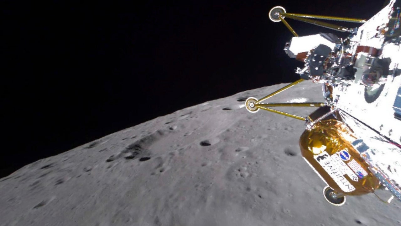 Lunar lander’s status unknown after it touches down on the moon