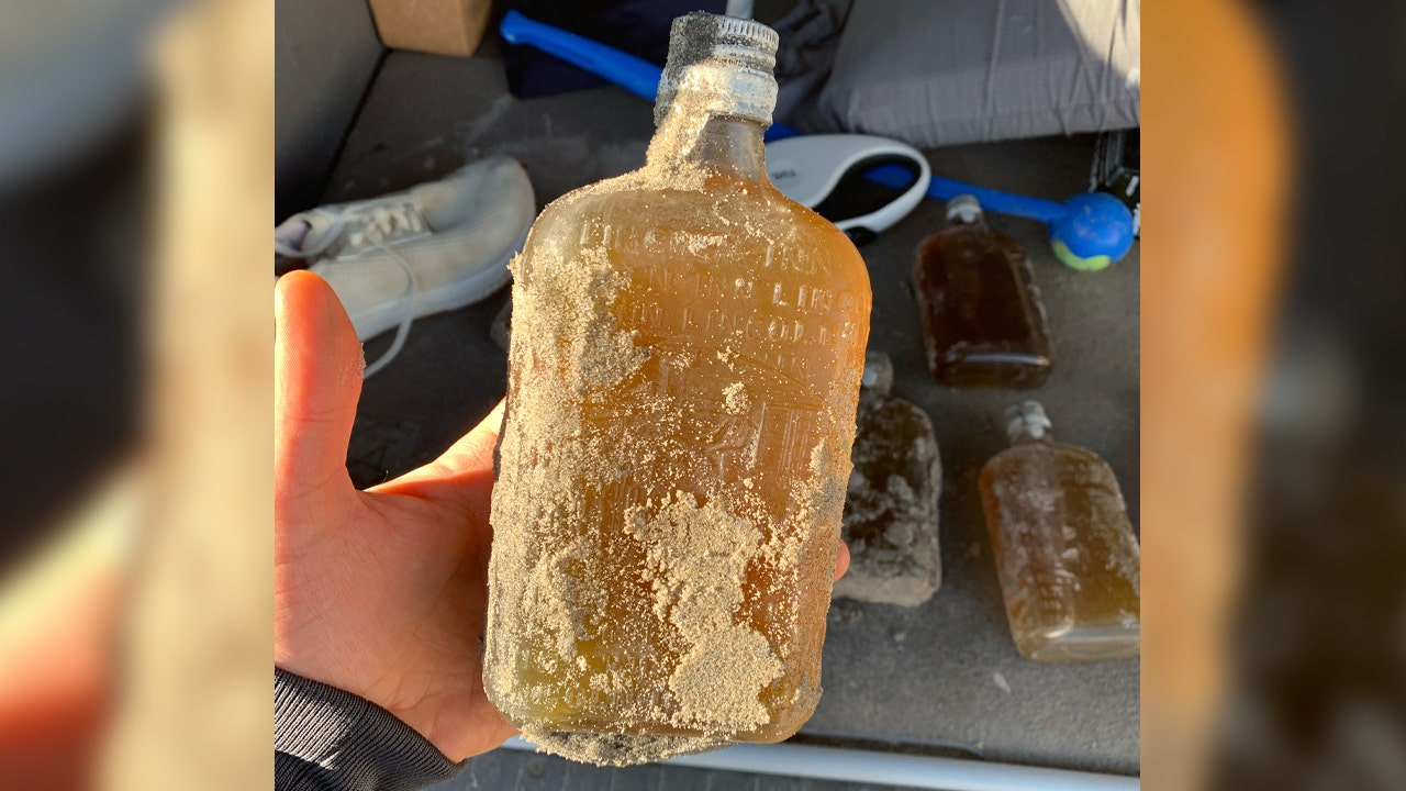 New Jersey man finds mysterious whiskey bottles dating back to Prohibition times