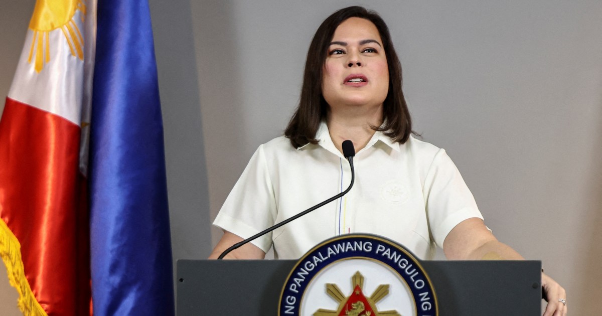 Philippine VP Sara Duterte travels to The Hague to help father at ICC | Rodrigo Duterte News