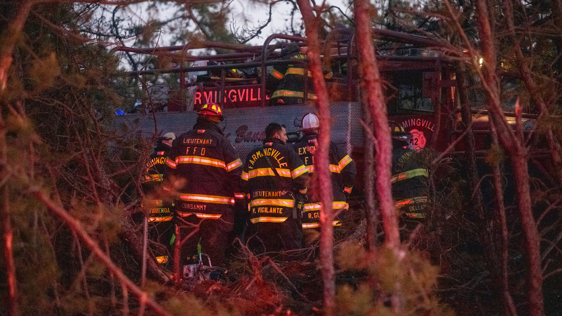 Wildfires sweep through New York’s Long Island