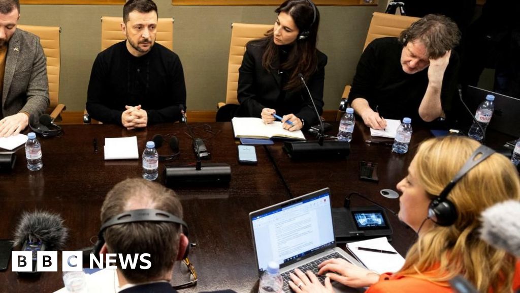 Zelensky quizzed on minerals and peace deal by Laura Kuenssberg