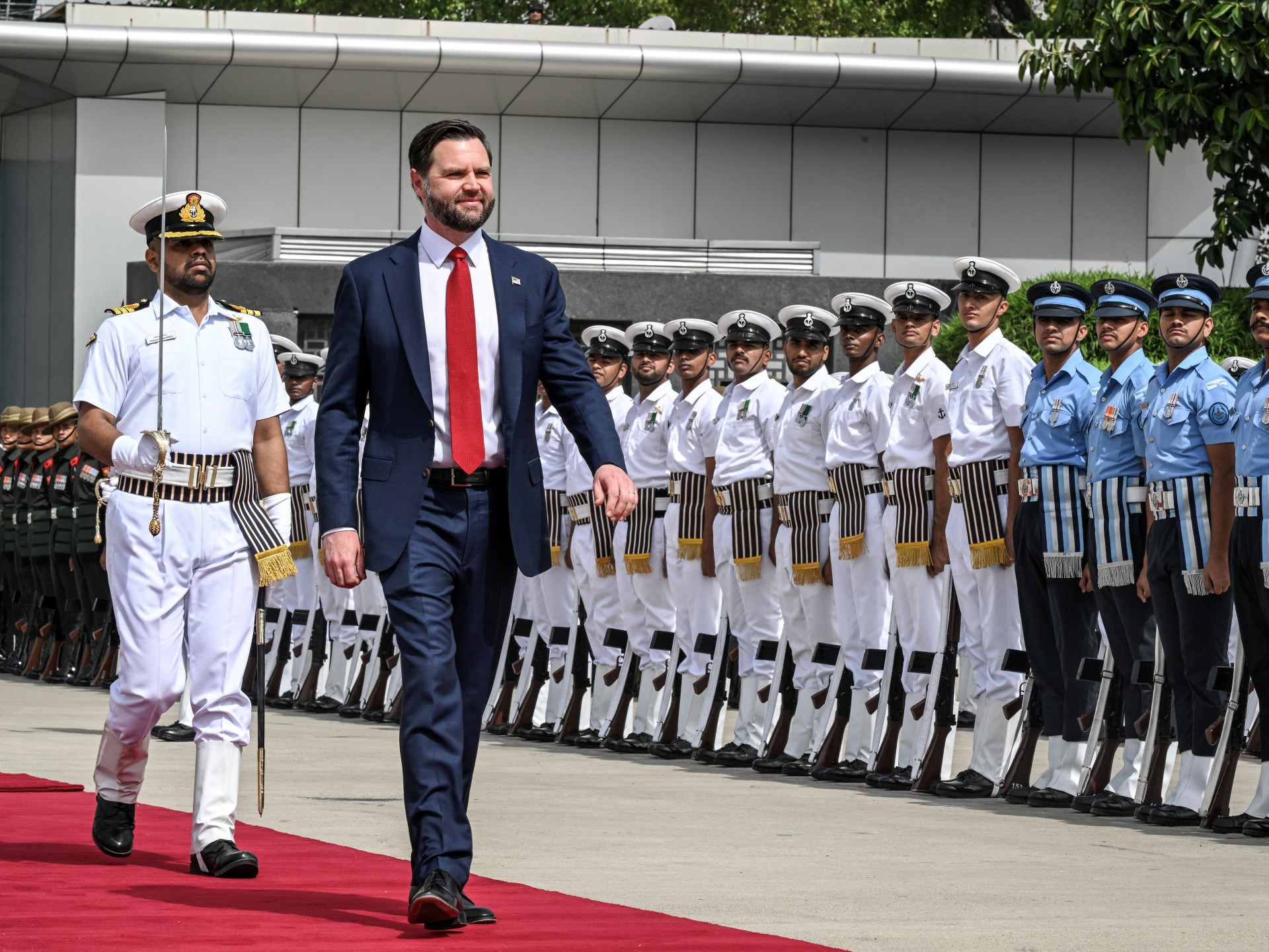 US VP Vance arrives in India for four-day visit as US tariff threat looms | Trade War News