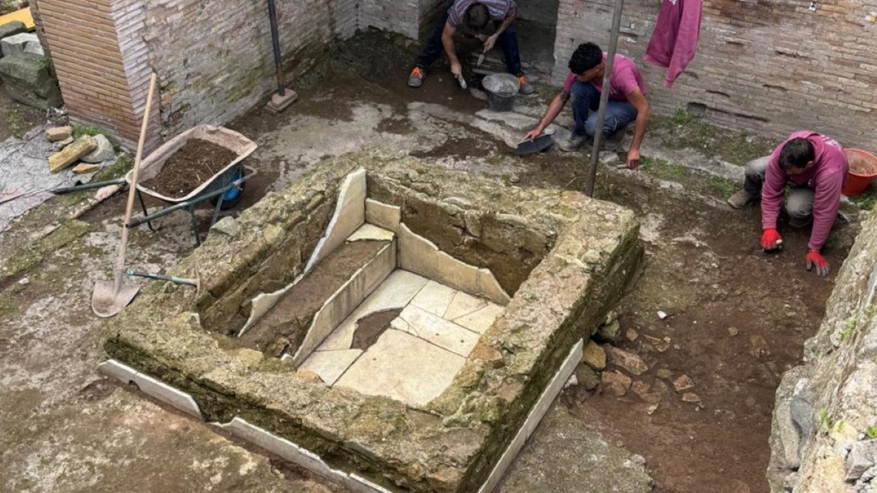 Ancient church discovered inside Roman bath complex by Italian archaeologists