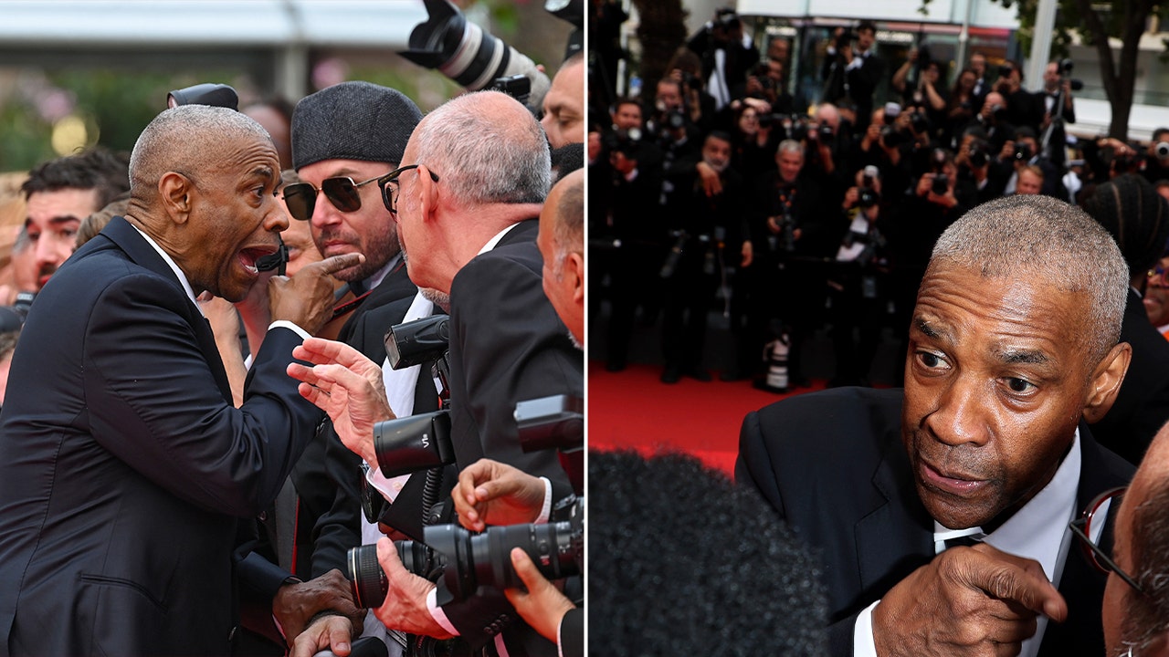 Cannes incident sees Denzel Washington shouting at photographer who grabbed him