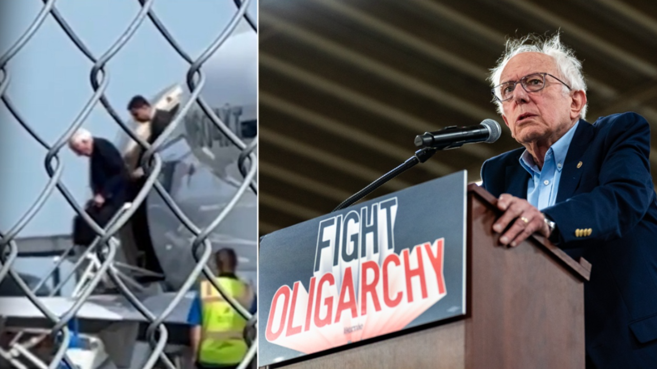 Energy watchdog exposes eye-popping carbon footprint of Sanders’ jet-setting tour