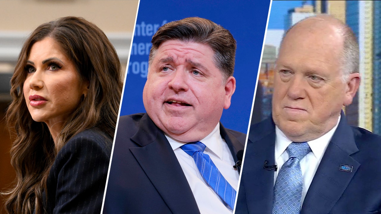 Illinois Gov. Pritzker accused of blocking ICE by Tom Homan, Kristi Noem
