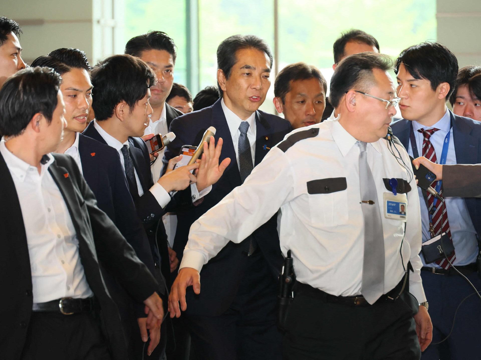 Japan farm minister Taku Eto quits after gaffe over free rice | Politics News