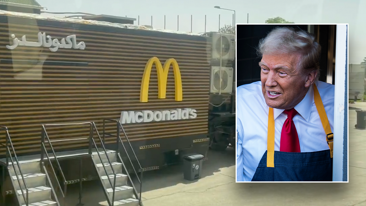 McDonald’s mobile food truck deployed for President Donald Trump’s Saudi Arabia trip
