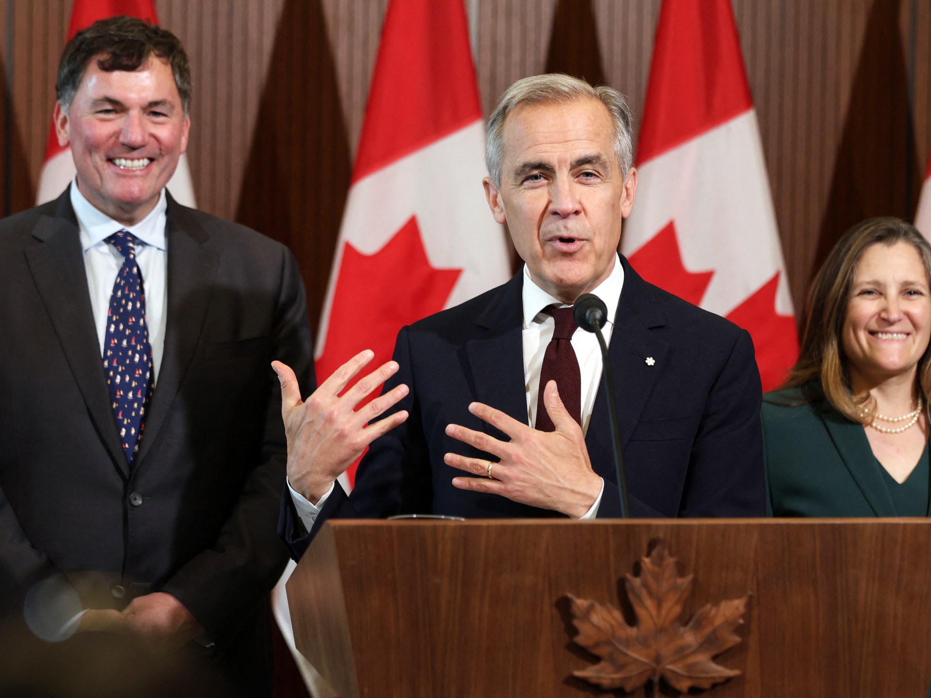 Canada to meet NATO spending threshold before schedule, Carney says | NATO News