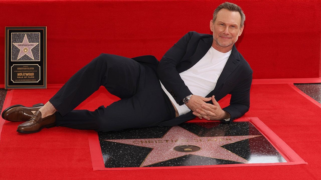 Christian Slater calls fame ‘weird’ as he gets Hollywood Walk of Fame star